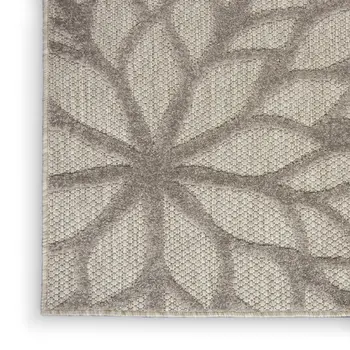 8' Gray Indoor Outdoor Area Rug