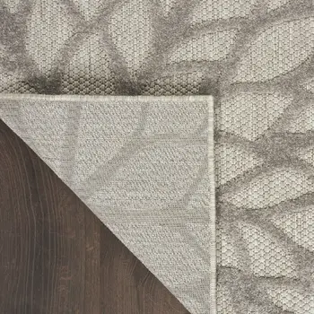 6' X 9' Gray Indoor Outdoor Area Rug