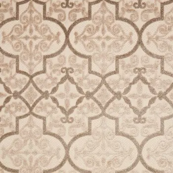 4' X 6' Cream Moroccan Indoor Outdoor Area Rug