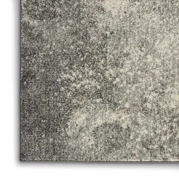 4' X 6' Ivory And Blue Floral Area Rug