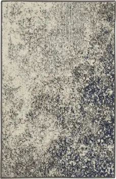 2' X 3' Gray And Ivory Abstract Area Rug