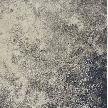4' X 6' Gray And Ivory Abstract Area Rug