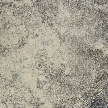 5' X 7' Gray And Ivory Abstract Area Rug