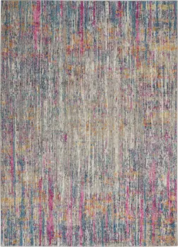 4' X 6' Ivory And Blue Abstract Area Rug