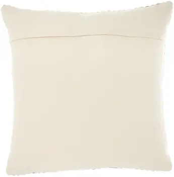 Multi Color Cotton Acryllic Accent Throw Pillow