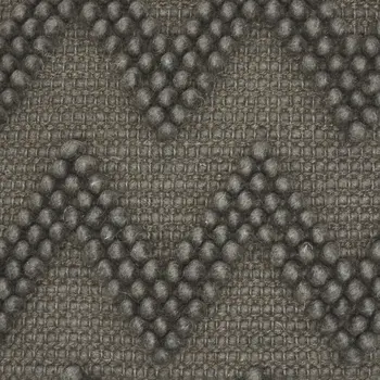 Dark Gray Chevron Detail Throw Pillow