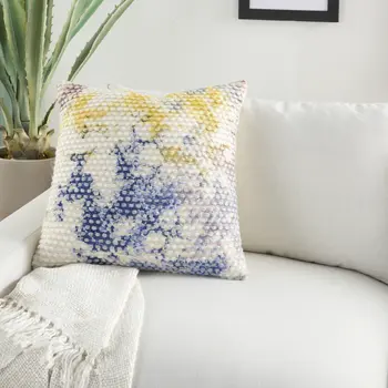 Boho Mauve Rose Textural Chevron Throw Pillow