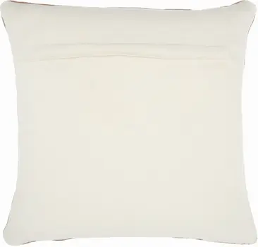 20" Clay Solid Color Distressed Throw Pillow