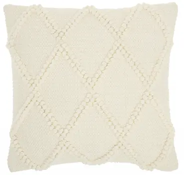 18" Ivory Cotton Blend