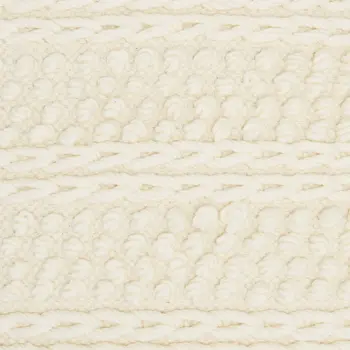 Ivory Textured Dots And Stripes Throw Pillow