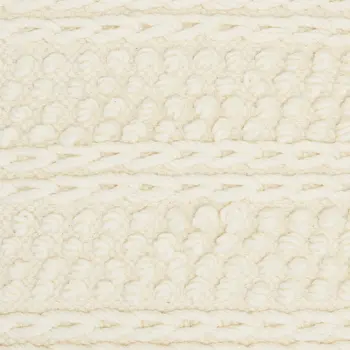 Ivory Textured Dots And Stripes Throw Pillow