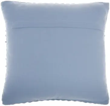 Soft Blue Textured Dots And Stripes Throw Pillow
