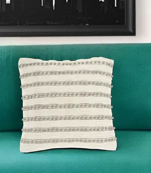 18" Light Gray Cotton Blend