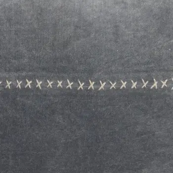 14" X 22" Steel Blue Pillow With Tassels Edges