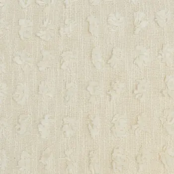 Tassel Detailed White Throw Pillow