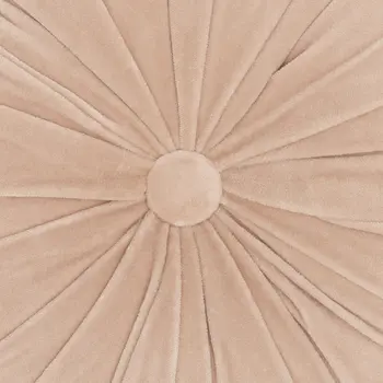 16" X 16" Light Pink Round Velvet