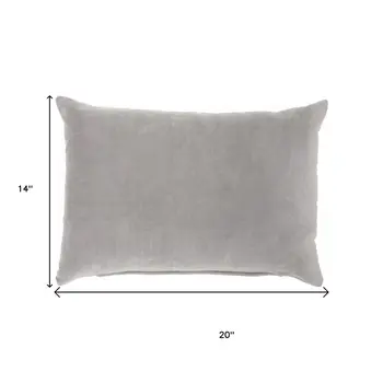 Solid Gray Casual Throw Pillow