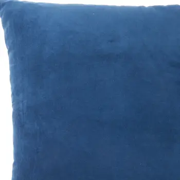 20" Navy Blue Velvet Throw Pillow