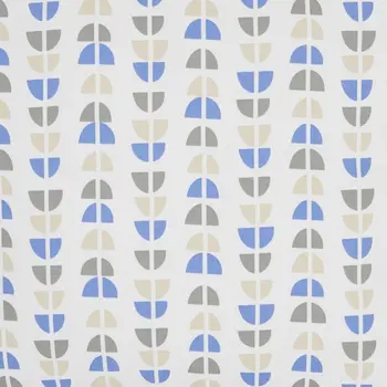 Blue And Taupe Geo Lines Throw Pillow