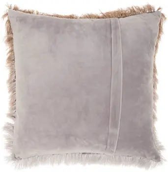 20" Beige Throw Pillow