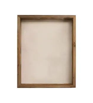 6” X 6” Rustic Farmhouse Gray Wood Shadow Box Frame