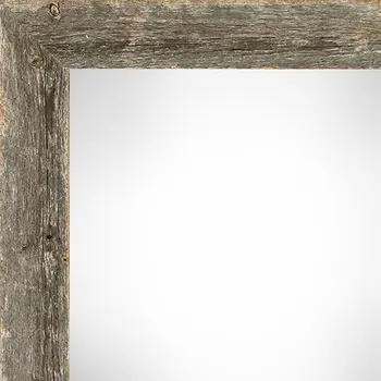 10" x 10" Gray Solid Wood Hanging Picture Frame