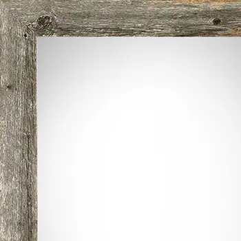 10" x 20" Gray Solid Wood Hanging Picture Frame