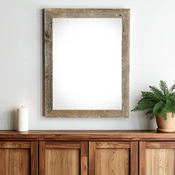 20" x 24" Gray Solid Wood Hanging Picture Frame