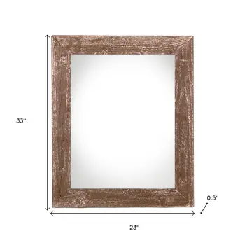 20" x 30" Espresso Solid Wood Hanging Picture Frame