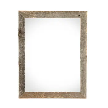 22" x 24" Gray Solid Wood Hanging Picture Frame