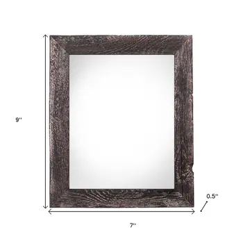 4" x 6" Black Solid Wood Tabletop Picture Frame
