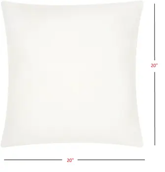 20" X 20" Choice White Square Pillow Insert