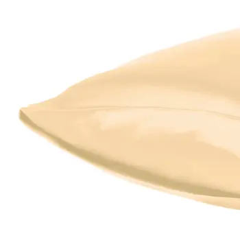 Pale Peach Dreamy Set Of 2 Silky Satin Standard Pillowcases