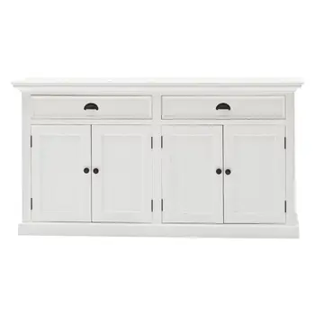 Modern Farmhouse White Buffet Server