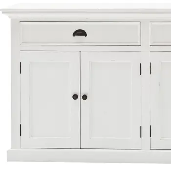 Modern Farmhouse White Buffet Server