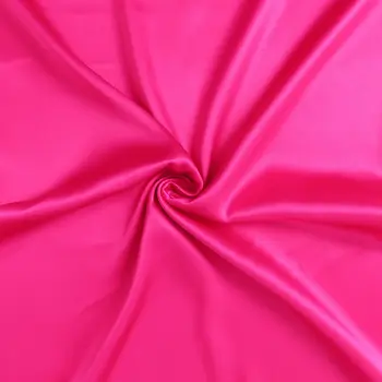 Fuchsia Dreamy Set Of 2 Silky Satin Queen Pillowcases