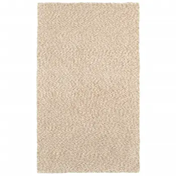 7' X 10' Modern Soft Tan Indoor Area Rug