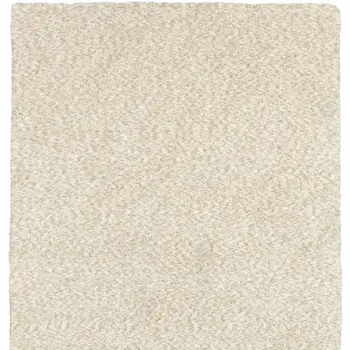 8' X 11' Modern Shag Ivory Indoor Area Rug