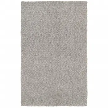 10' X 13' Modern Shaggy Soft Gray Indoor Area Rug