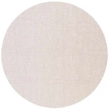 8' Round Brown Polyester Indoor Outdoor Rug Pad