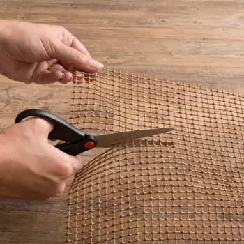 9' x 12' Brown Non Slip Indoor Outdoor Rug Pad