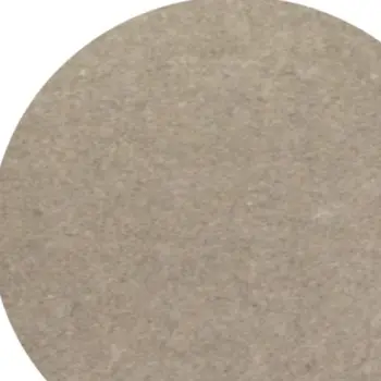 8' Round Gray Plastic Rug Pad