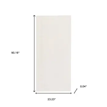 2' x 8' Beige Non Slip Rug Pad