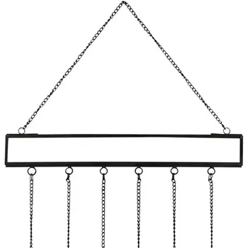 23" X 0" Clear Glass Hanging Tapestry