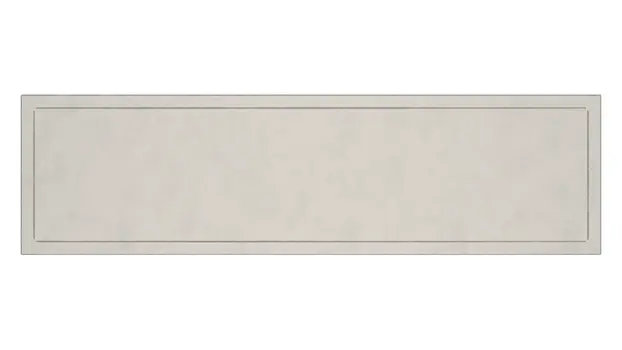 44" Silver Iron Bench
