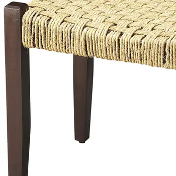 20" Dark Brown Ottoman