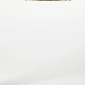26" White Ottoman