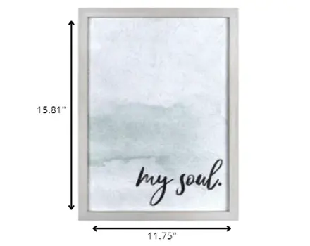 My Soul Framed Wall Art
