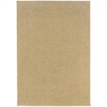 4' X 6' Beige Indoor Outdoor Area Rug