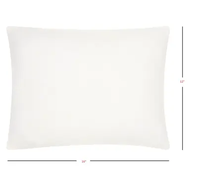 12" X 16" Choice White Throw Pillow Insert